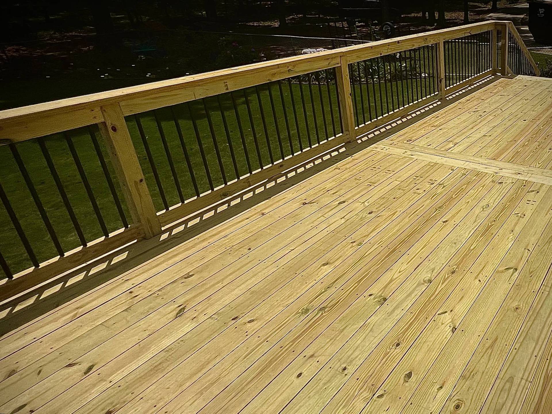 Wood Deck Construction in Birmingham by Invicta Exteriors Company in Alabaster