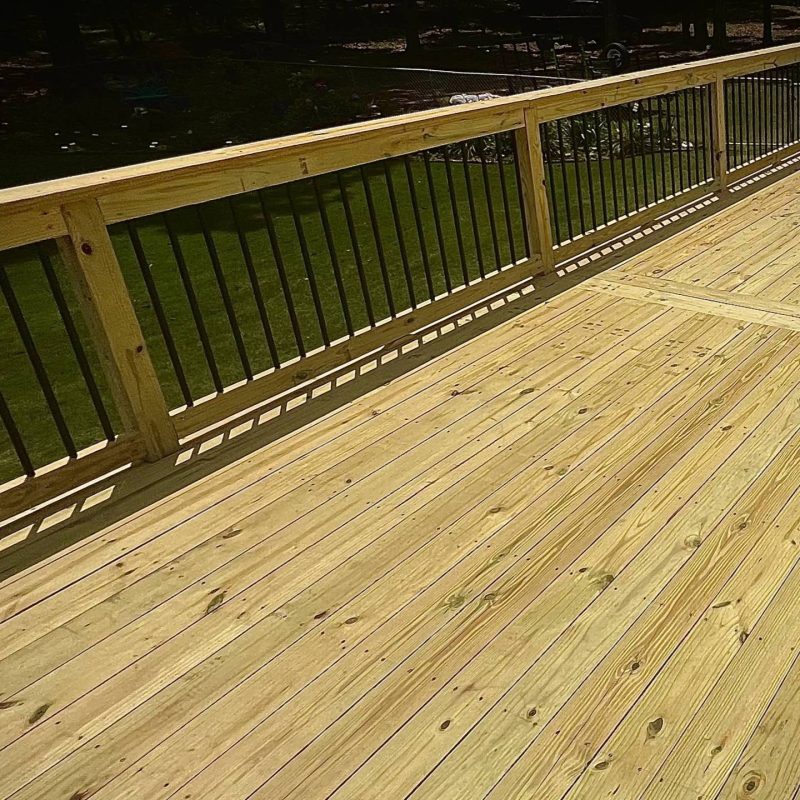 Wood Deck Construction in Birmingham by Invicta Exteriors Company in Alabaster